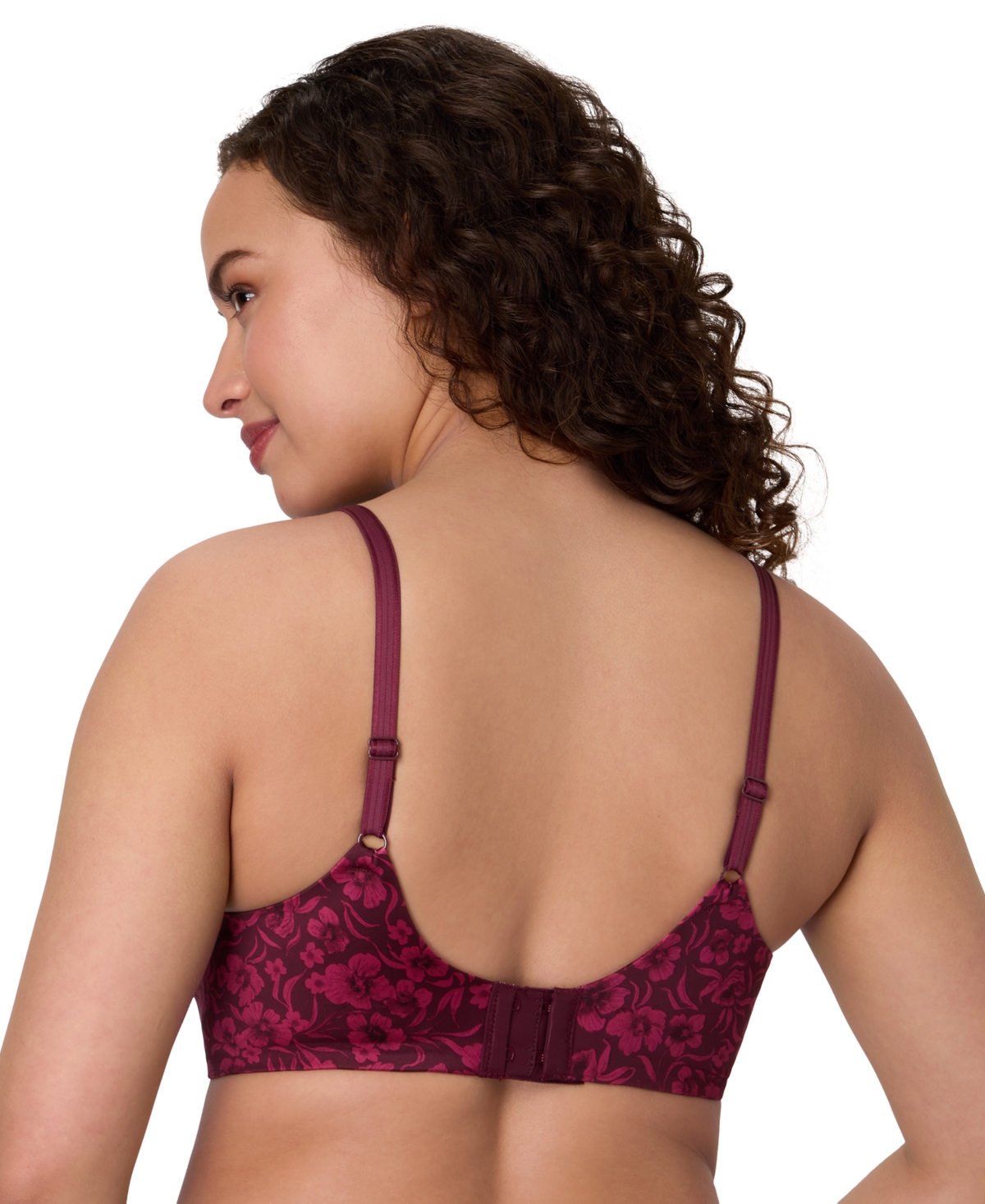 Bali Women's One Smooth U Concealing And Shaping Underwire Bra 3w11 In Red