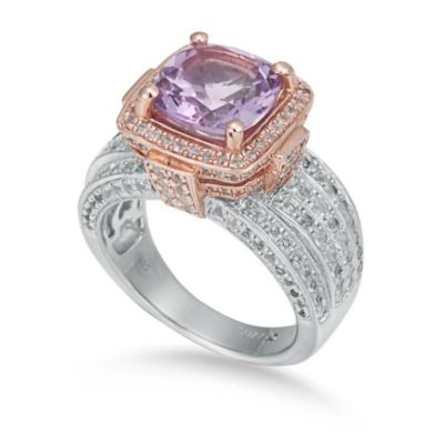 Topaz Purple Milano Cocktail Ring