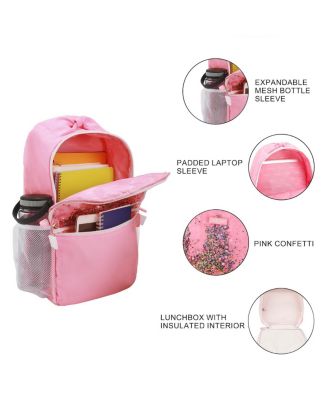 Silver & Black Backpack