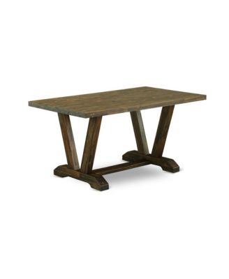 5Pc Wood  Upholstered Dining Table Set