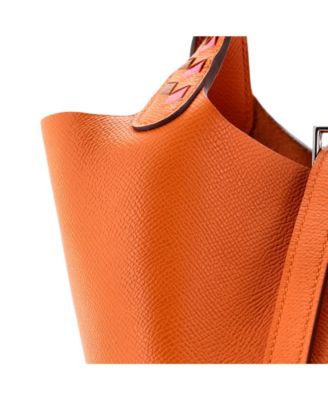 Pre-Owned Hermes PM Picotin Lock Bag Tressage Epsom