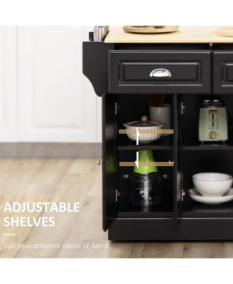 Kitchen Island on Wheels Kitchen Storage Cabinet Utility Cart