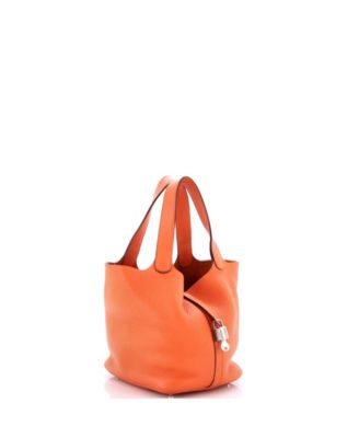 Pre-Owned Hermes MM Picotin Lock Bag Clemence