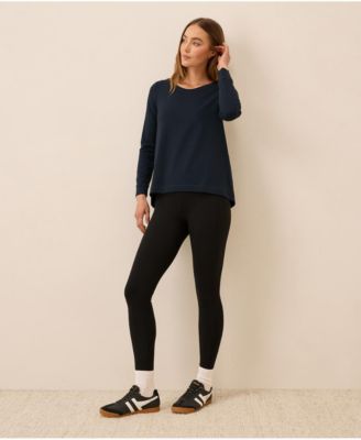 Women's Luxe Stretch Jersey Swing Long Sleeve Tee