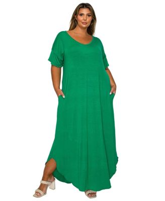 Plus Size Scarlett Pocket Maxi Dress