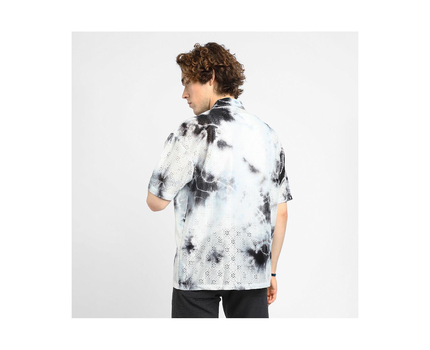 Men's Weave-Textured Shirt