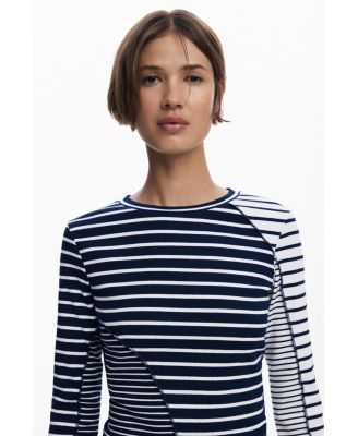 Women's Combined striped T-shirt