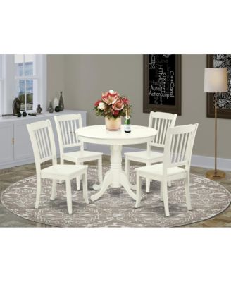 5 PC wood Stunning Modern Dining Room Set