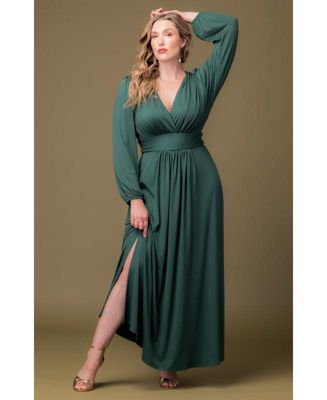 Plus Size Kelsey Long Sleeve Maxi Dress