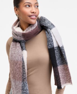 Brushed Buffalo Plaid Blanket Wrap, Macy's Exclusive