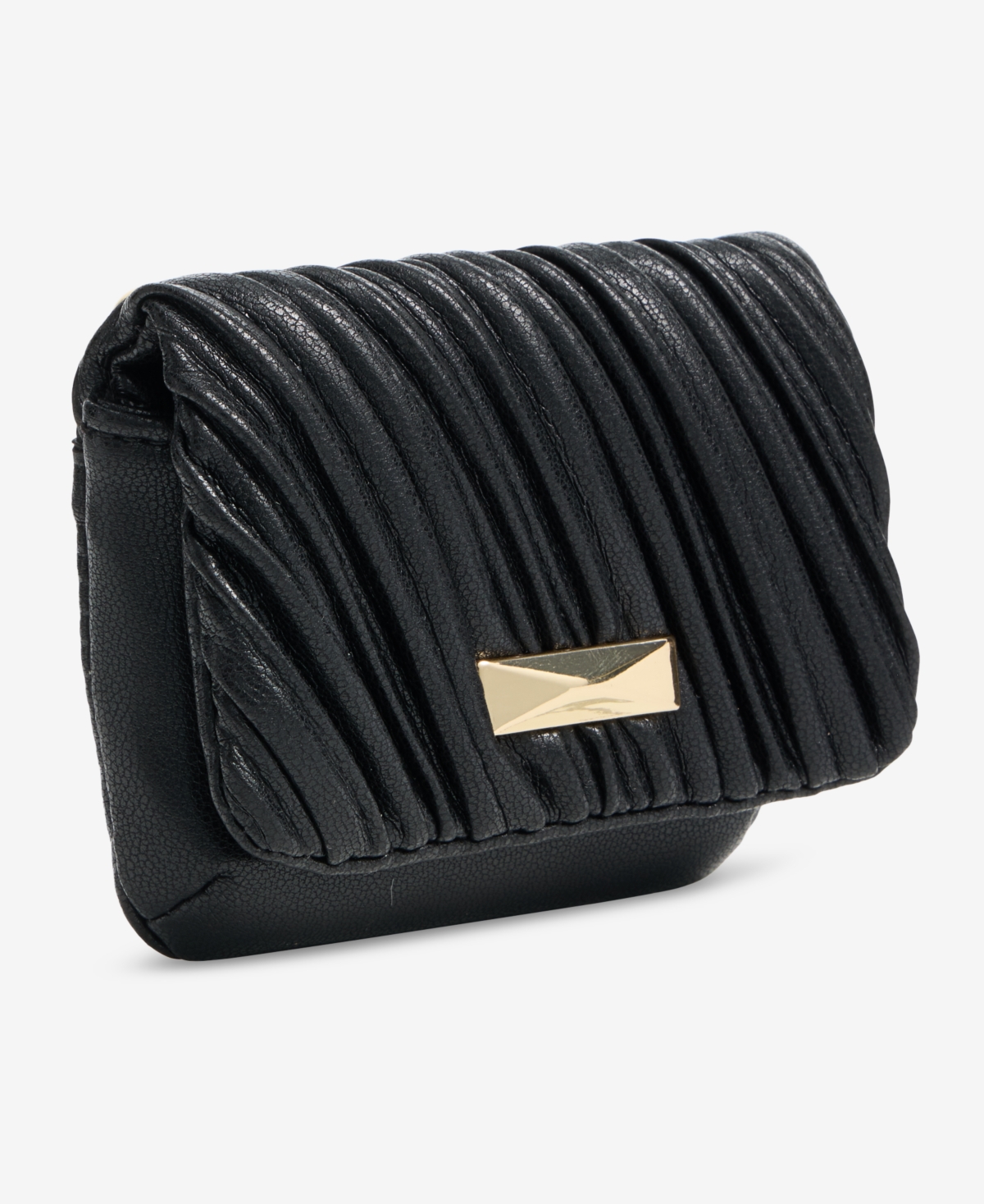 Inc International Concepts Taylah Ruched Mini Bag, Macy's Exclusive In Black