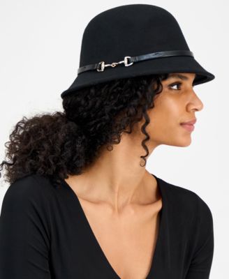 Horsebit Felt Cloche Hat, Macy's Exclusive