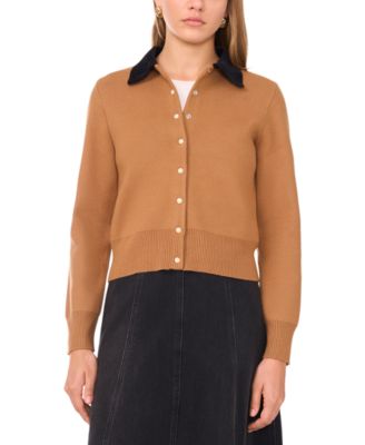 Women's Long Sleeve Button Up Collar Jacket