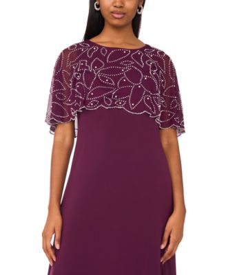 Women's Combo Faraj Cape Maxi Dress