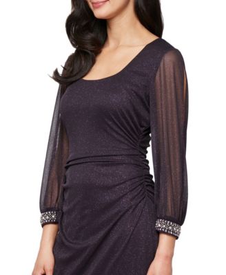 Women's Long Cold Shoulder Gown