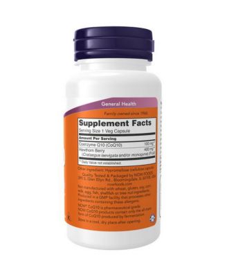 CoQ10 with Hawthorn Berry Vegetarian ,100 mg ,90 Veg Caps