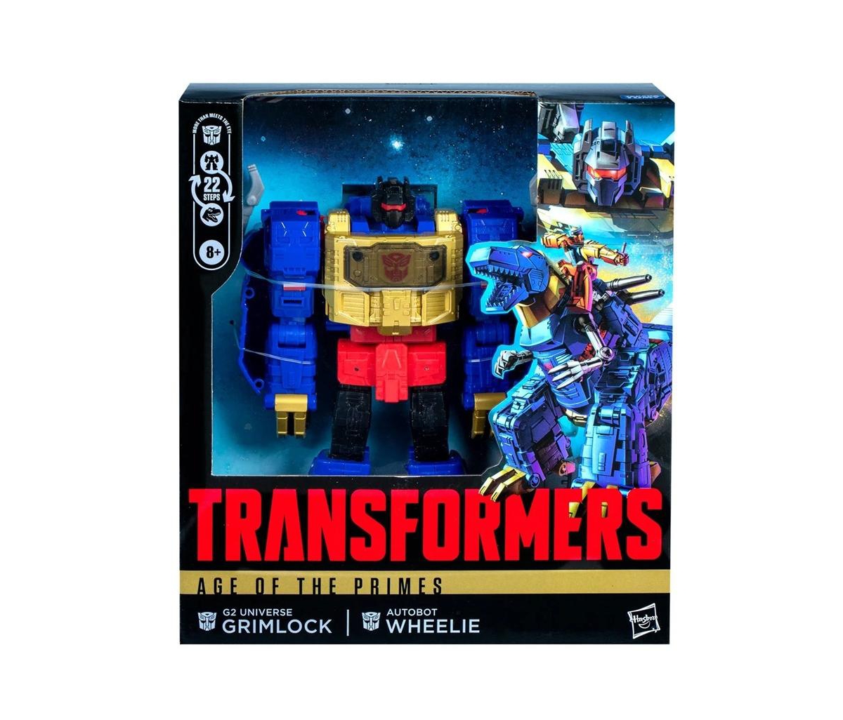 Transformers G2 Universe Grimlock with Autobot Wheelie Leader Class | Transformers: Age of the Primes | Hasbro, Takara Tomy