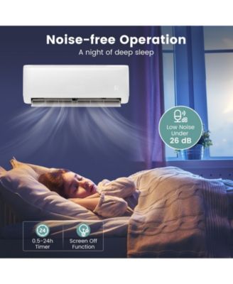 12000 BTU Mini Split Air Conditioner 21 SEER2 AC Unit w/ Heat Pump & Remote Control