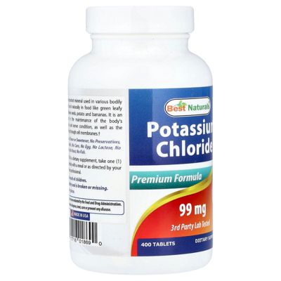 Potassium Chloride  99 mg  -  400 Tablets