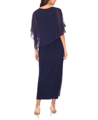 Petite Faraj Caped Maxi Dress