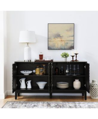 60.5" Storage Cabinet with Adjustable Shelves