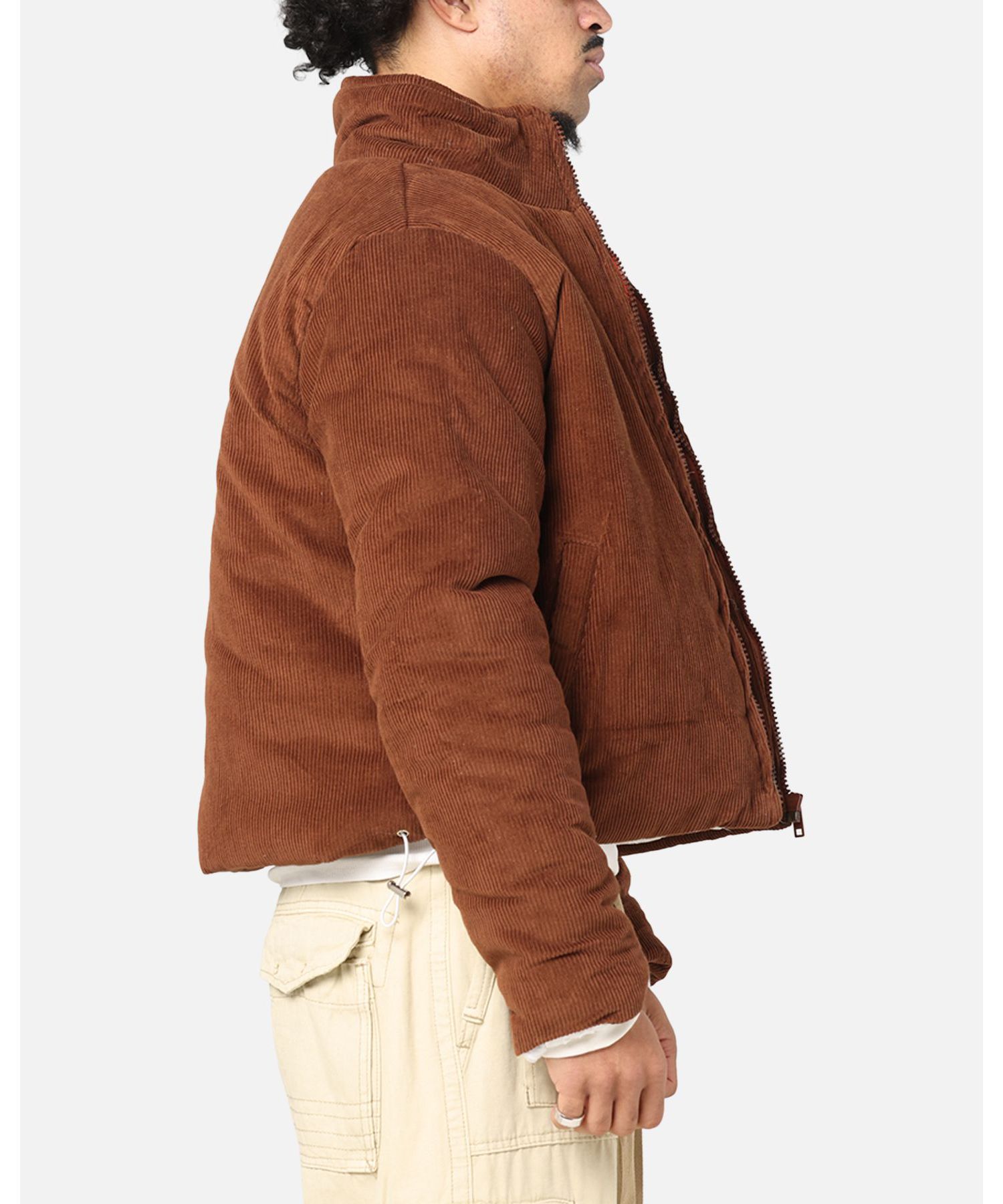 Men's Corduroy Flight Jacket, Brown