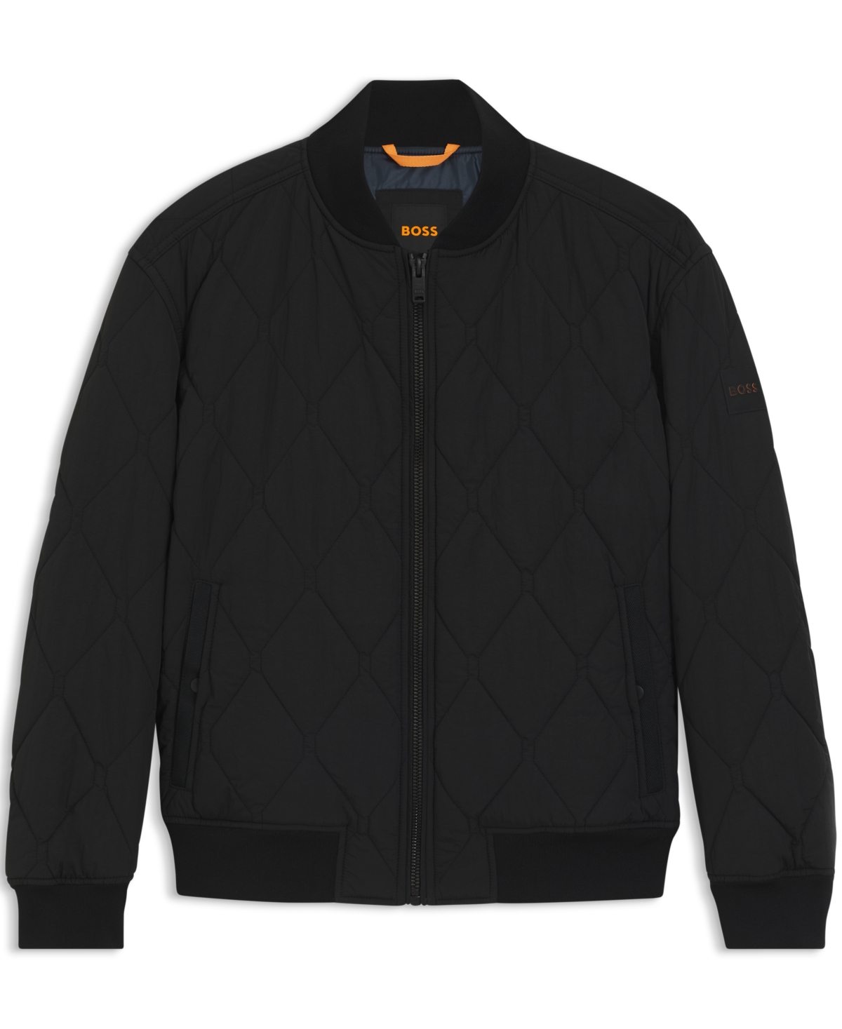 Hugo Boss Onion-quilted Jacket With Water-repellent Finish In Multi