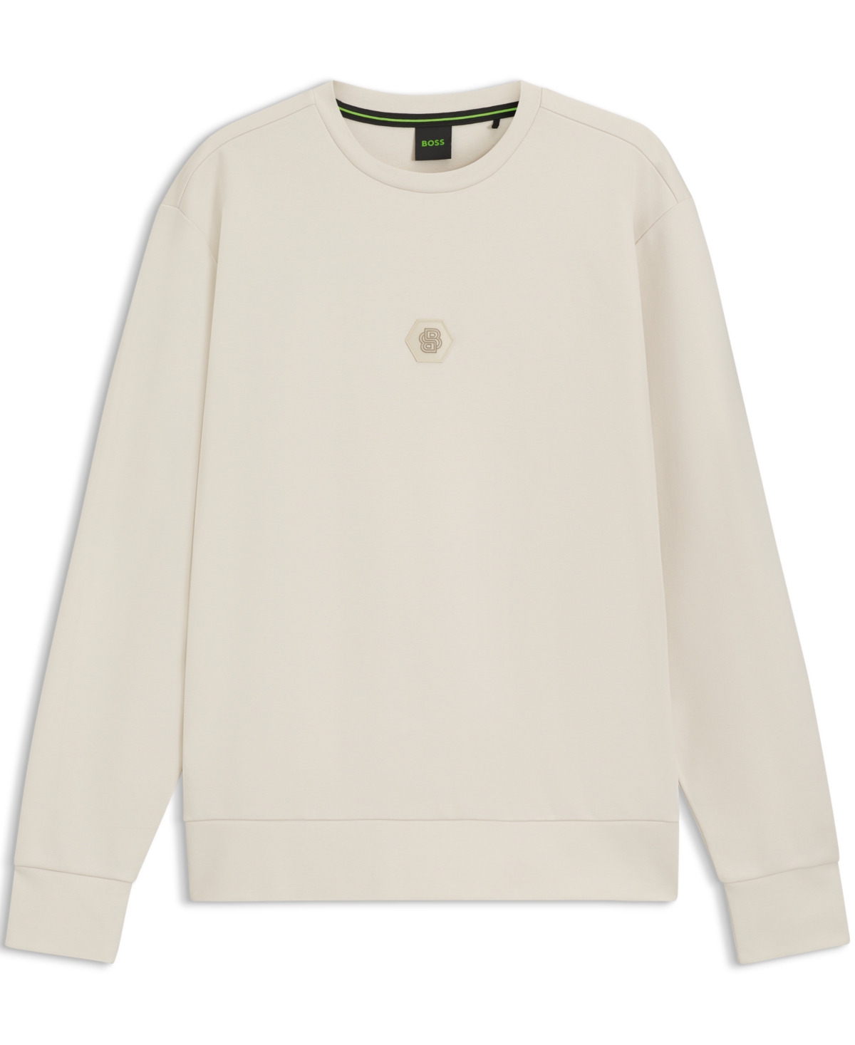 Hugo Boss Sweatshirt With Double B Monogram In White