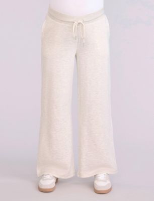 Women's Under the Belly Wide Leg Sweatpants - Motherhood Maternity