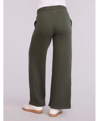 Women's Under the Belly Wide Leg Sweatpants - Motherhood Maternity