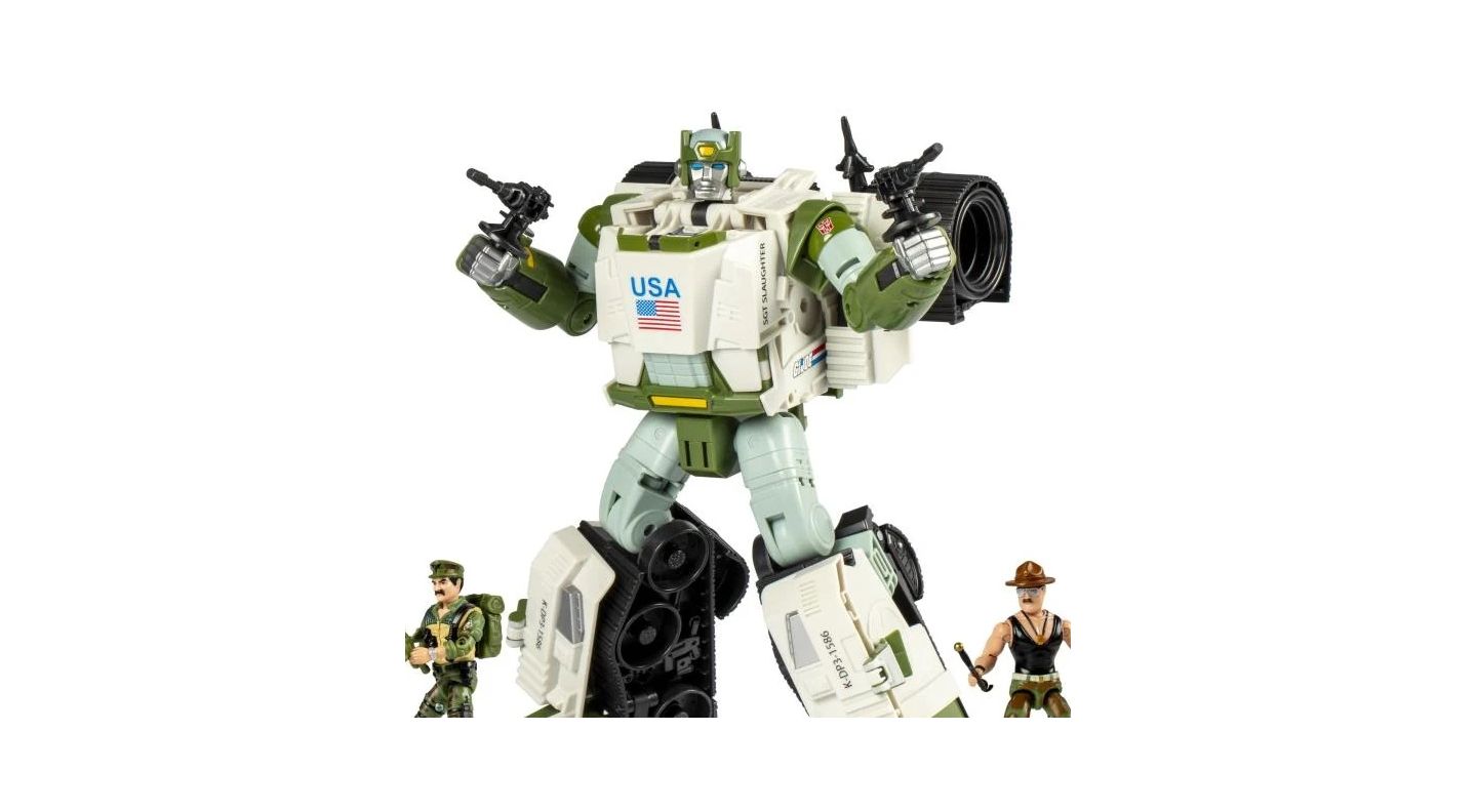 Детские фигурки Transformers Autobot Kup G.I. Joe Triple T 9" 3-Piece Action Figure Set, Ages 8+ — фото 3