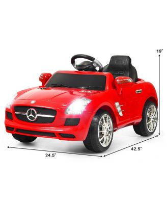 Kids Ride on Car Mercedes-Benz SLS w/ R/C Parental Remote Control MP3