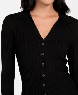 Women's Long Sleeve Ribbed Miranda Sweater
