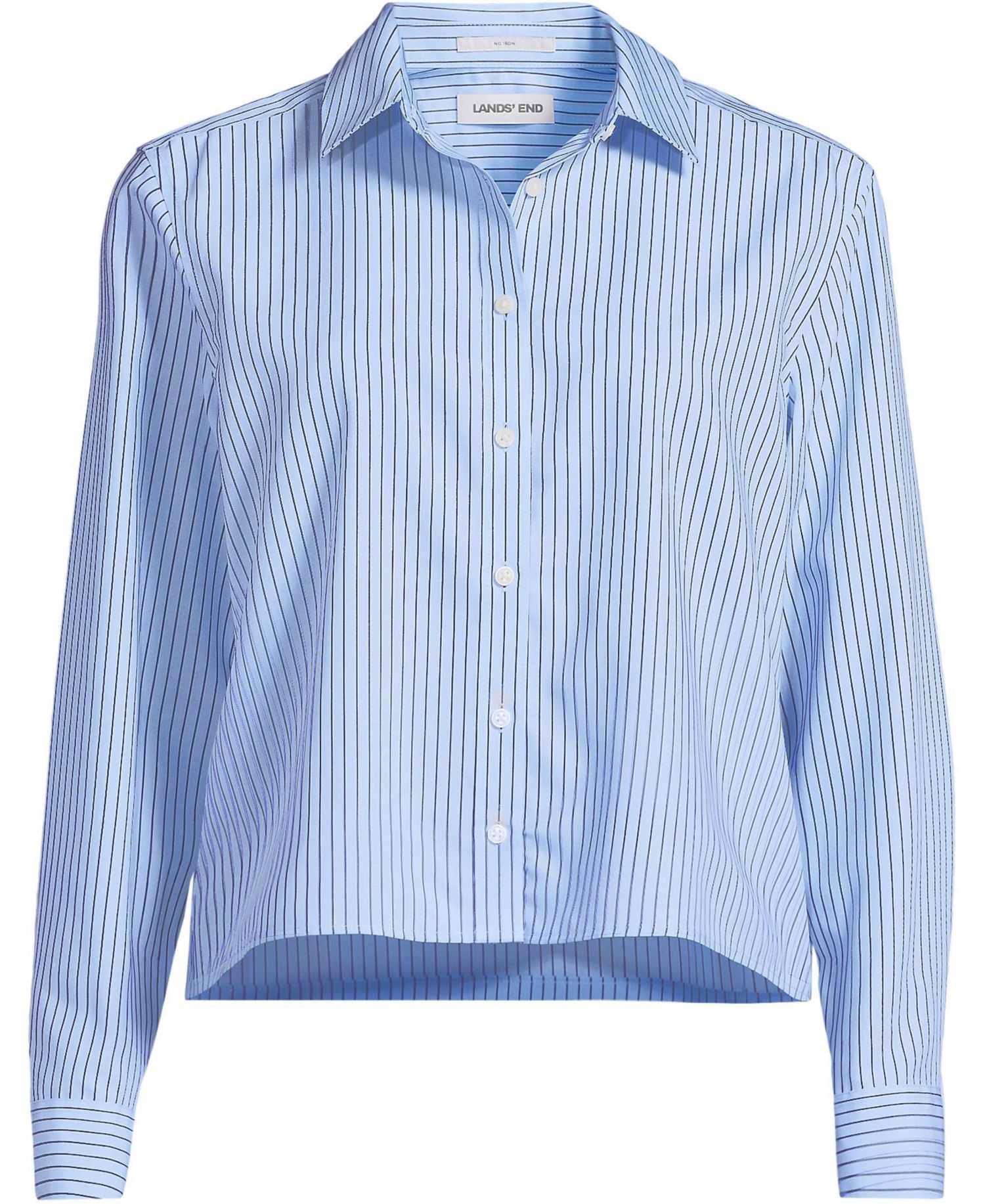 Women's No Iron Boxy Cropped Shirt