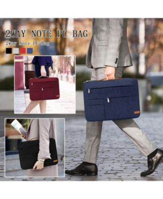 16 inch Laptop Sleeve Bag, Slim Lightweight Multiple Pockets Computer Cover Notebook Ultrabooks Carrying Case fit for Asus Dell Lenovo HP Toshiba, Red