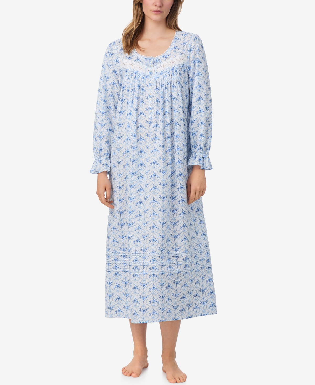 Eileen West Women's Long Sleeve Ballet Nightgown