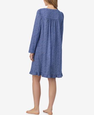 Women's Long Sleeve Short Nightgown