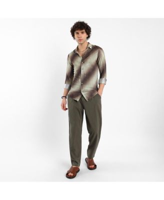 Campus Ombre-Pleated Shirt