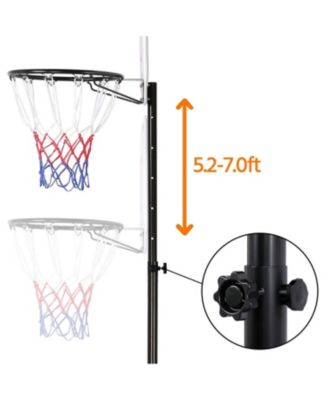 Adjustable Basketball Hoop System Stand with Wheels