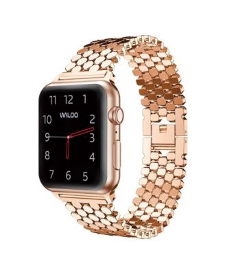 Waloo Honeycomb Style Replacement Band for Apple Watch - Rose gold
