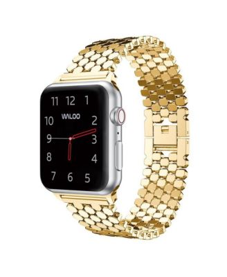 Waloo Honeycomb Style Replacement Band for Apple Watch - Yellow gold 28$