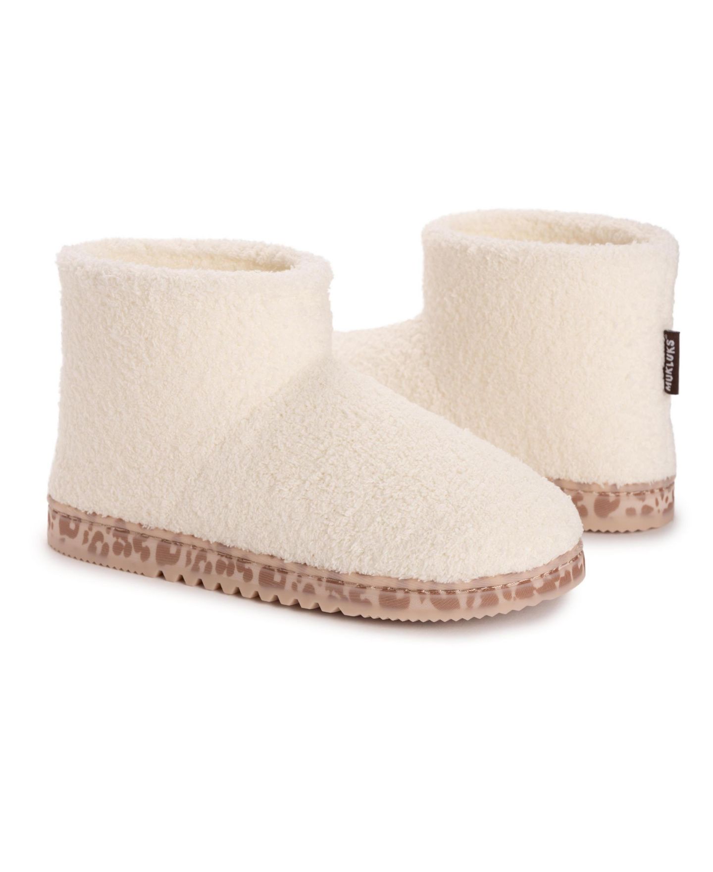 Женские тапочки MUK LUKS Fabiola Slipper, цвет: Слоновая кость — фото 5