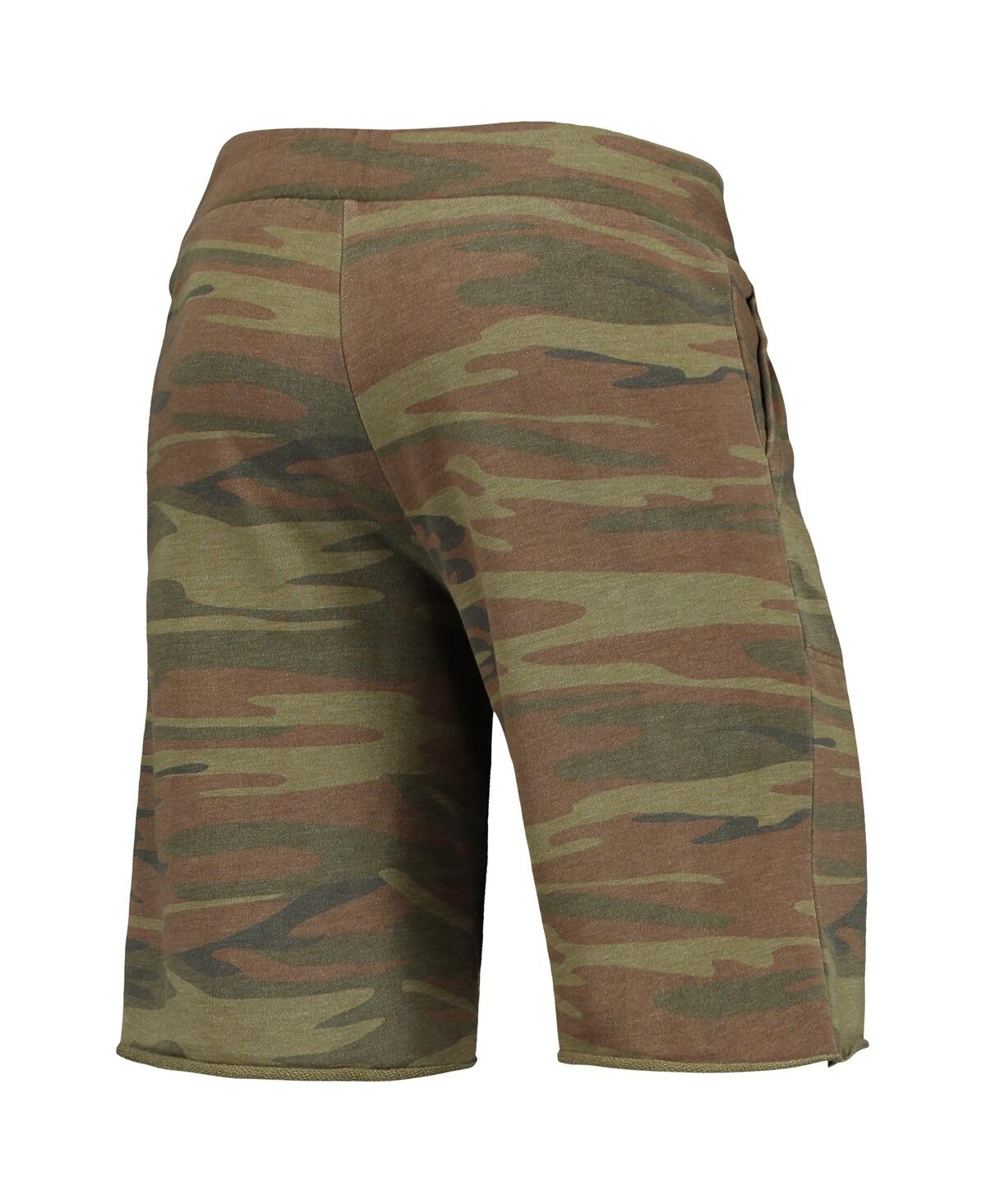 Alternative Apparel Men's Camo Nebraska Huskers Victory Lounge Shorts In Multi