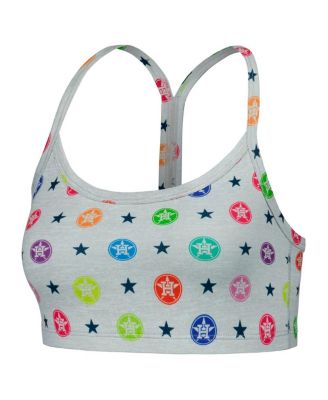 Women's Gray Houston Astros TLC Rainbow Bra