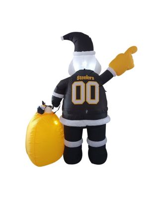 Pittsburgh Steelers 7' Inflatable Santa