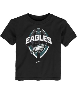 Toddler Black Philadelphia Eagles Icon Legend T-Shirt