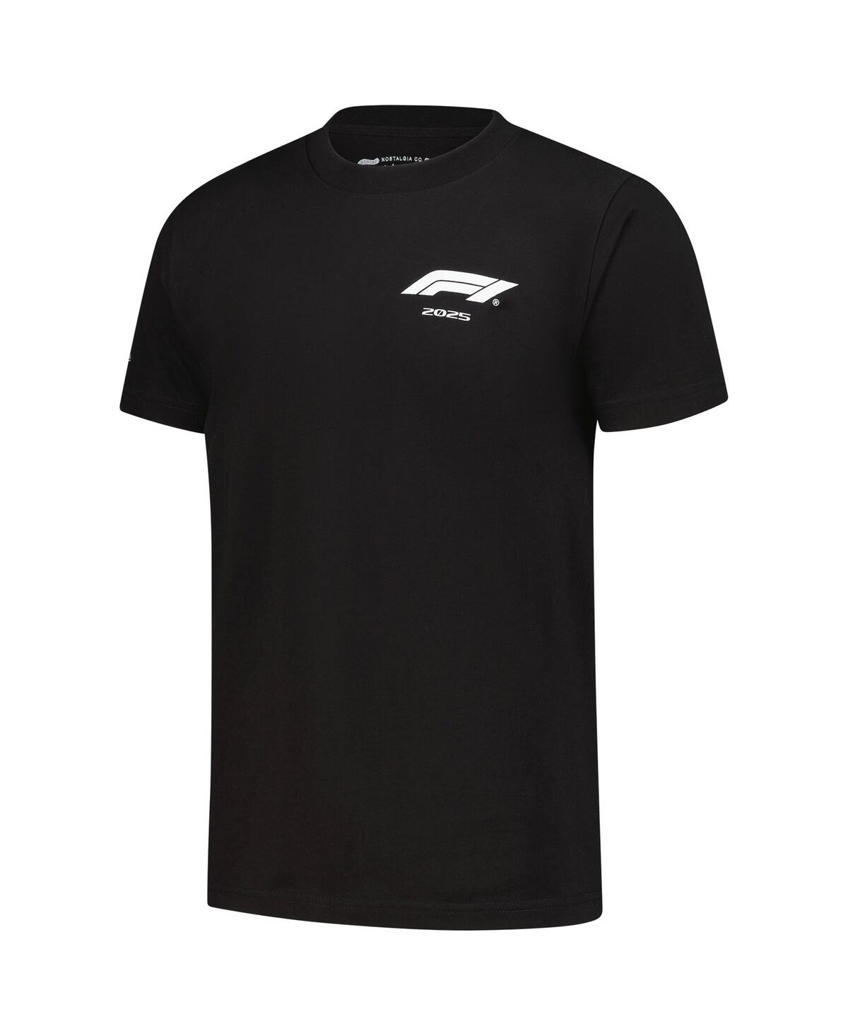 Mitchell & Ness Men's Black F1 World Tour Men's T-shirt In Black