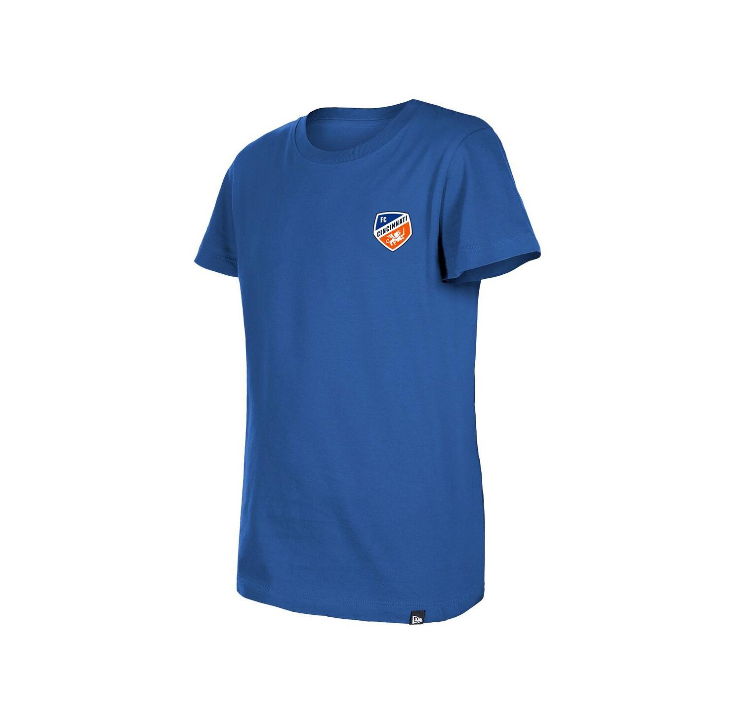 Big Girls Blue FC Cincinnati Bubble Heart T-Shirt