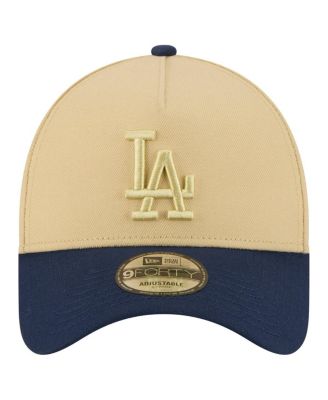 Men's Gold/Navy Los Angeles Dodgers x LA 84 9FORTY Adjustable Hat