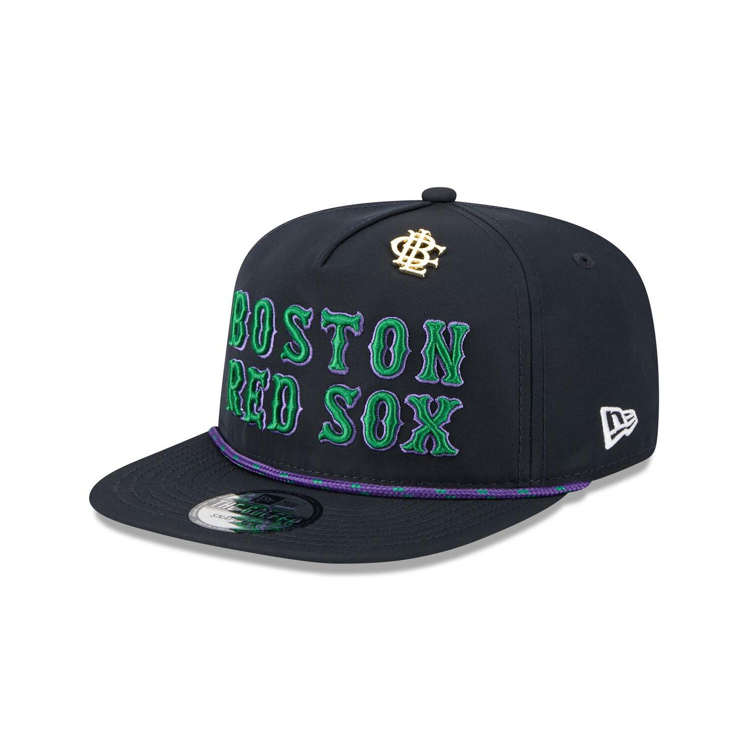 Men's Navy Boston Red Sox 2025 Big League Chew Golfer Snapback Hat